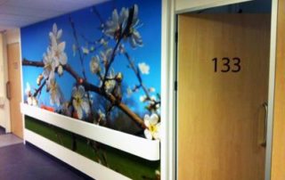 Ziekenhuis gang fotobehang Zorg afneembaar fotobehang