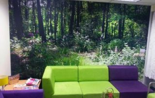 wachtruimte / rustruimte Fotobehang naadloos wachtruimte rustruimte behang