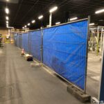 oude situatie bouwhekken scheidingswanden