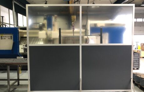 mobiele flexibele werkplek afscheiding productie PR-Runner