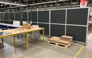 Verrijdbare Afscheiding Vidar Sittard PR Runner Mobiele Wandsystemen