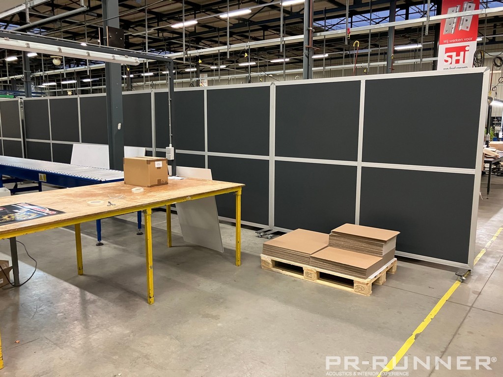 Verrijdbare Afscheiding Vidar Sittard PR Runner Mobiele Wandsystemen